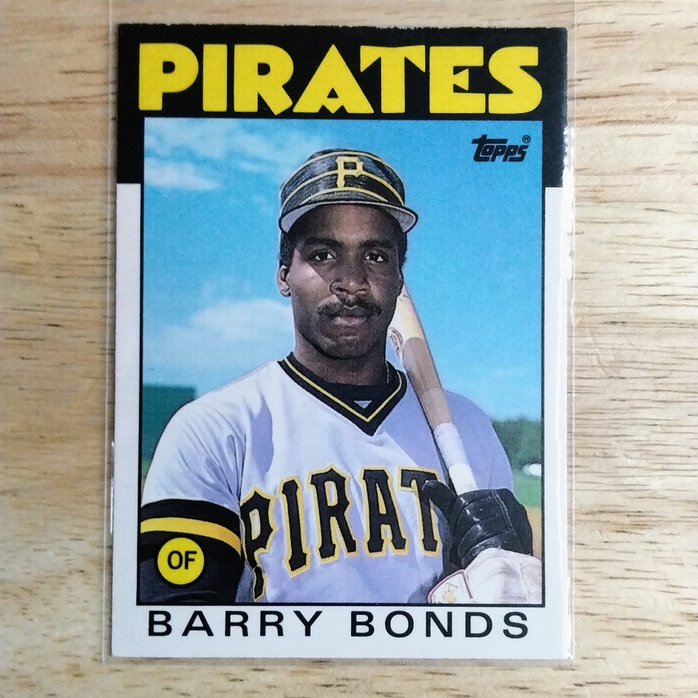 1986 Topps Traded Barry Bonds Rookie Card